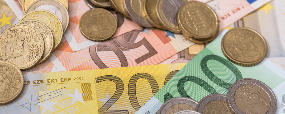 billets et pièces en euros