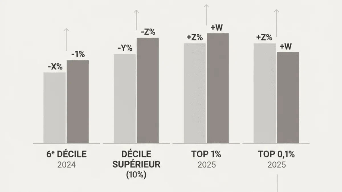 Impôt 2025: ce que paient les 10%, 1% et 0,1%