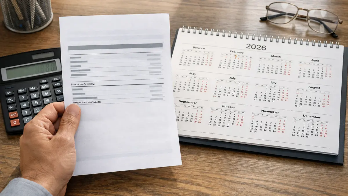 Calcul du plafond de déduction d’un PER avec calendrier 2026