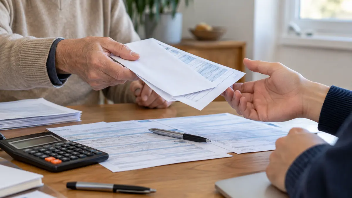 Don familial d’argent et documents fiscaux