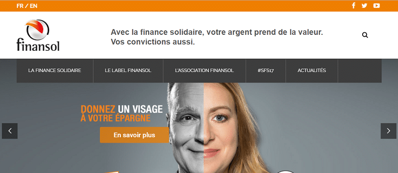 Capture site Finansol