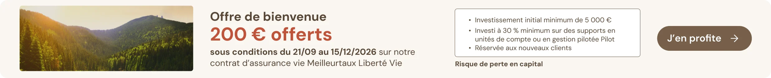 offre de bienvenue Liberté Vie Septembre 2026