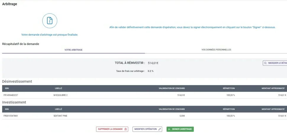 apicil arbitrage etape5