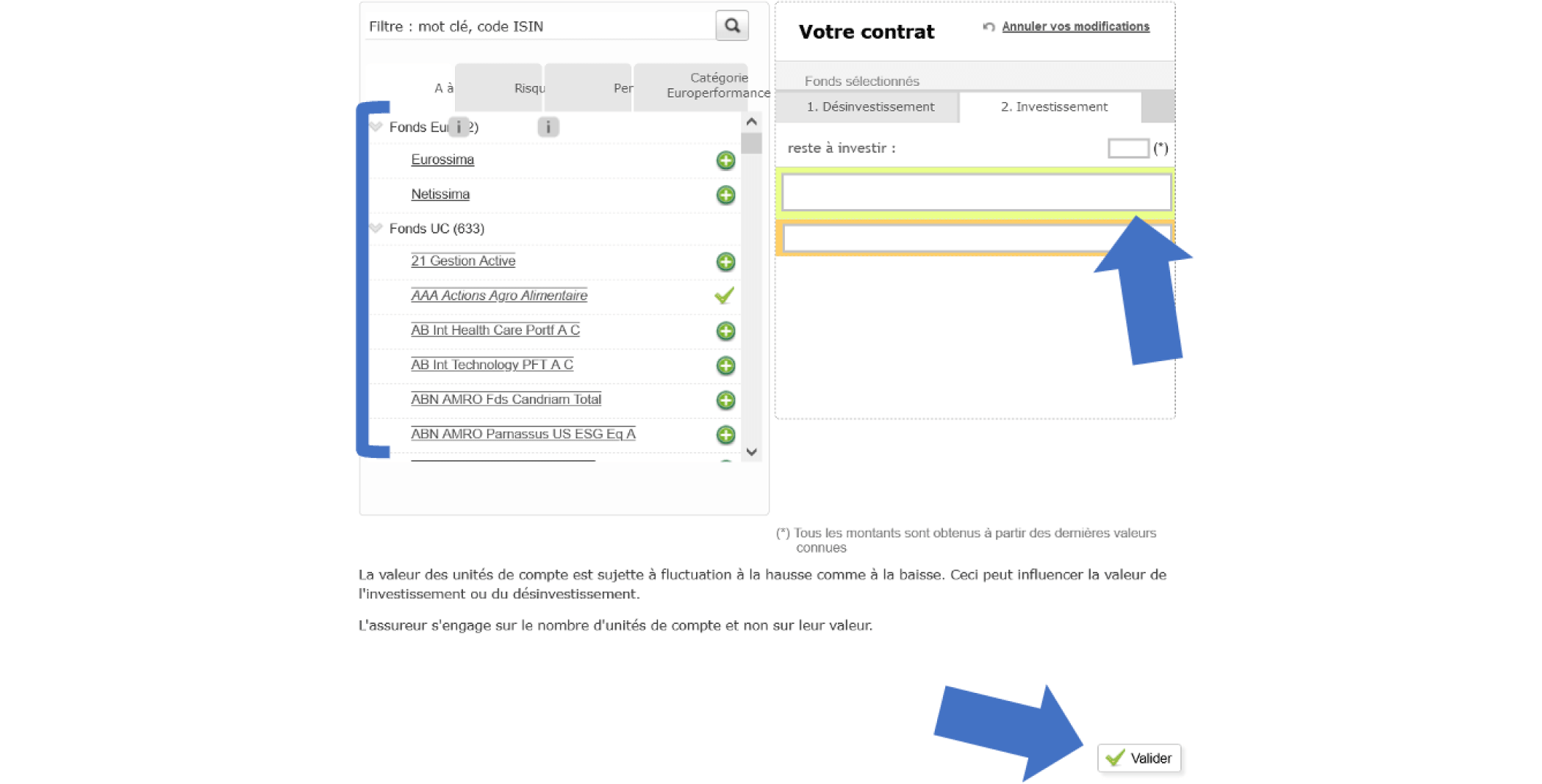 generali arbitrage etape5