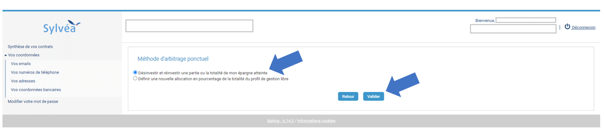 spirica arbitrage etape2