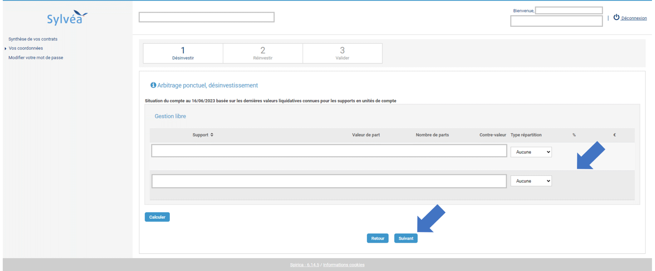 spirica arbitrage etape3