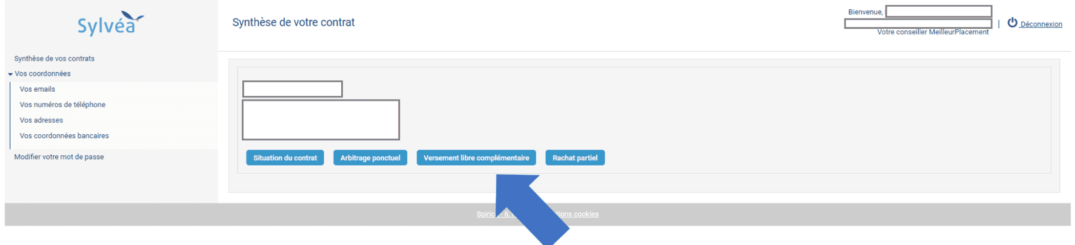 spirica versement etape1