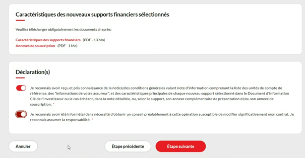 suravenir arbitrage etape5