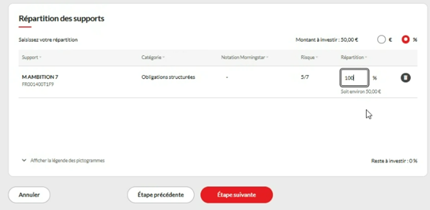 suravenir versement etape5