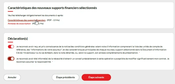 suravenir versement etape6