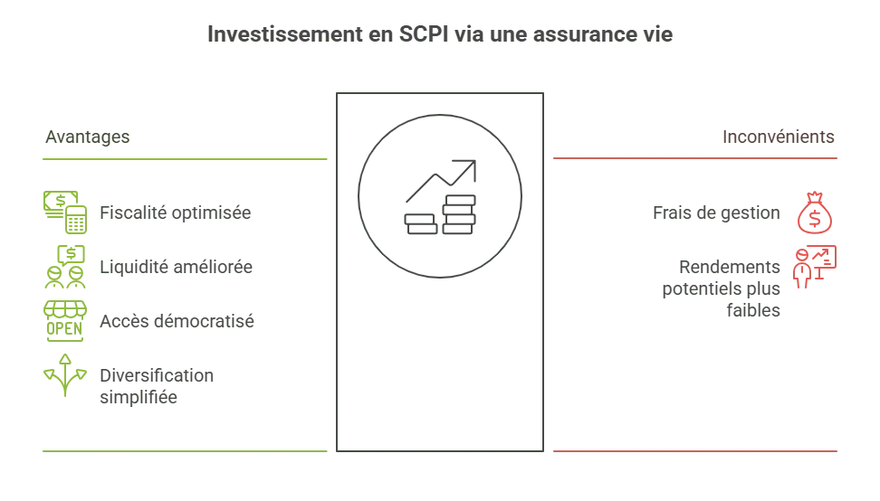 scpi assurance vie avantages inconvenients