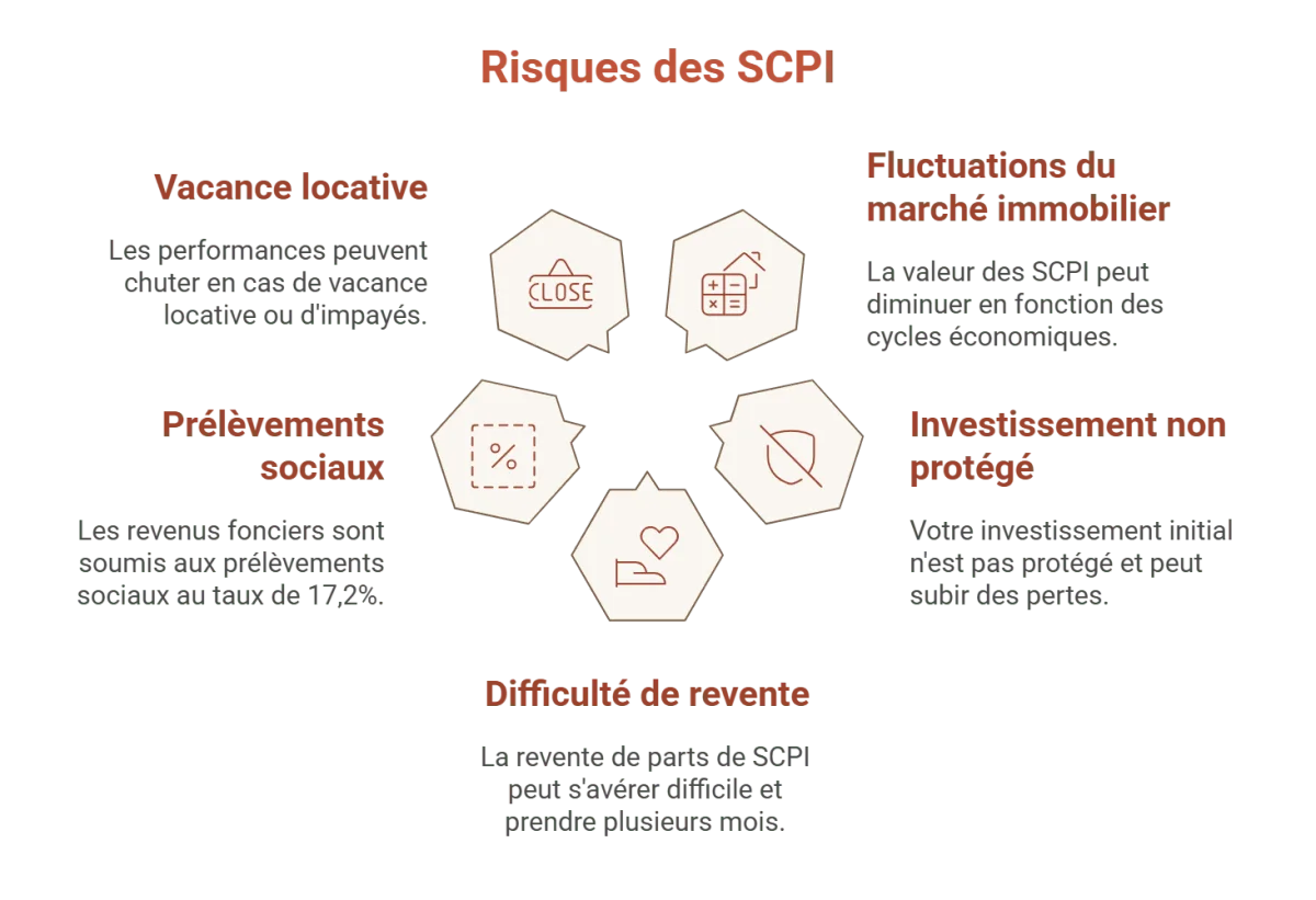 connaitre risques scpi