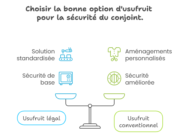 usufruit legal vs usufruit conventional